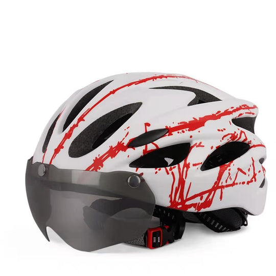 Casque de vélo homme léger ventilé avec visière amovible et ajustement réglable 10