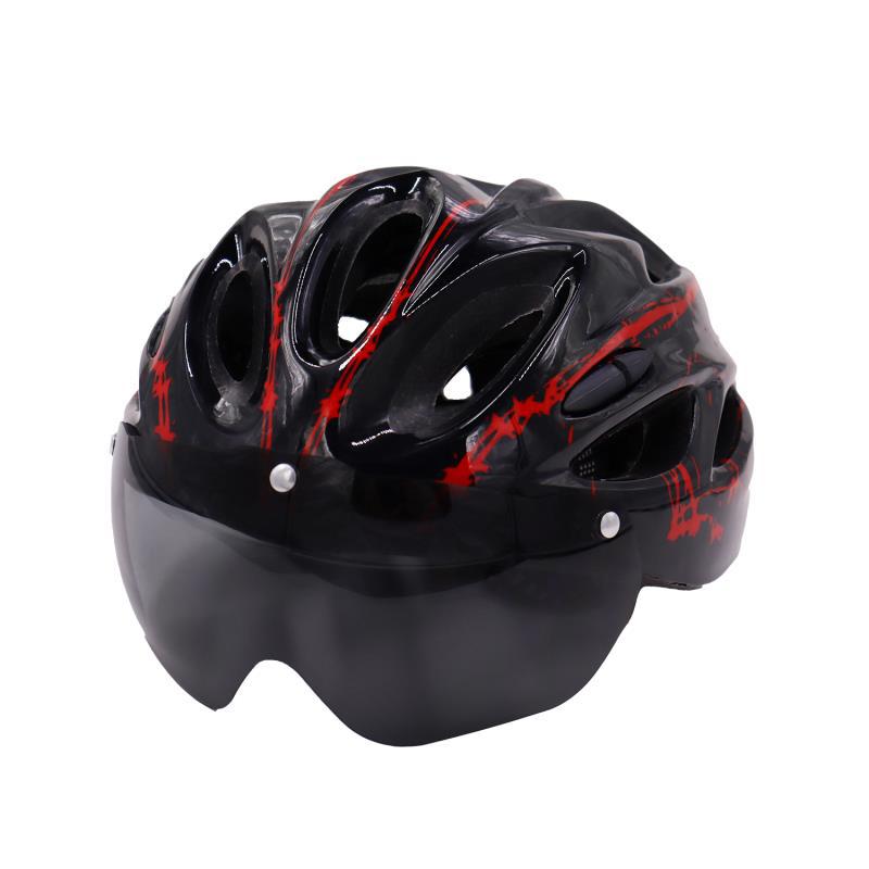 Casque de vélo homme léger ventilé avec visière amovible et ajustement réglable 6