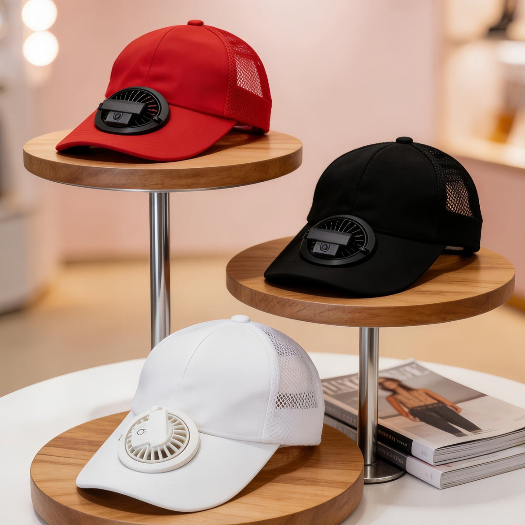 Casquette Unisexe avec Ventilateur Intégré 2