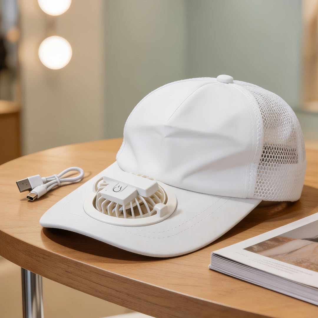 Casquette Unisexe avec Ventilateur Intégré 5