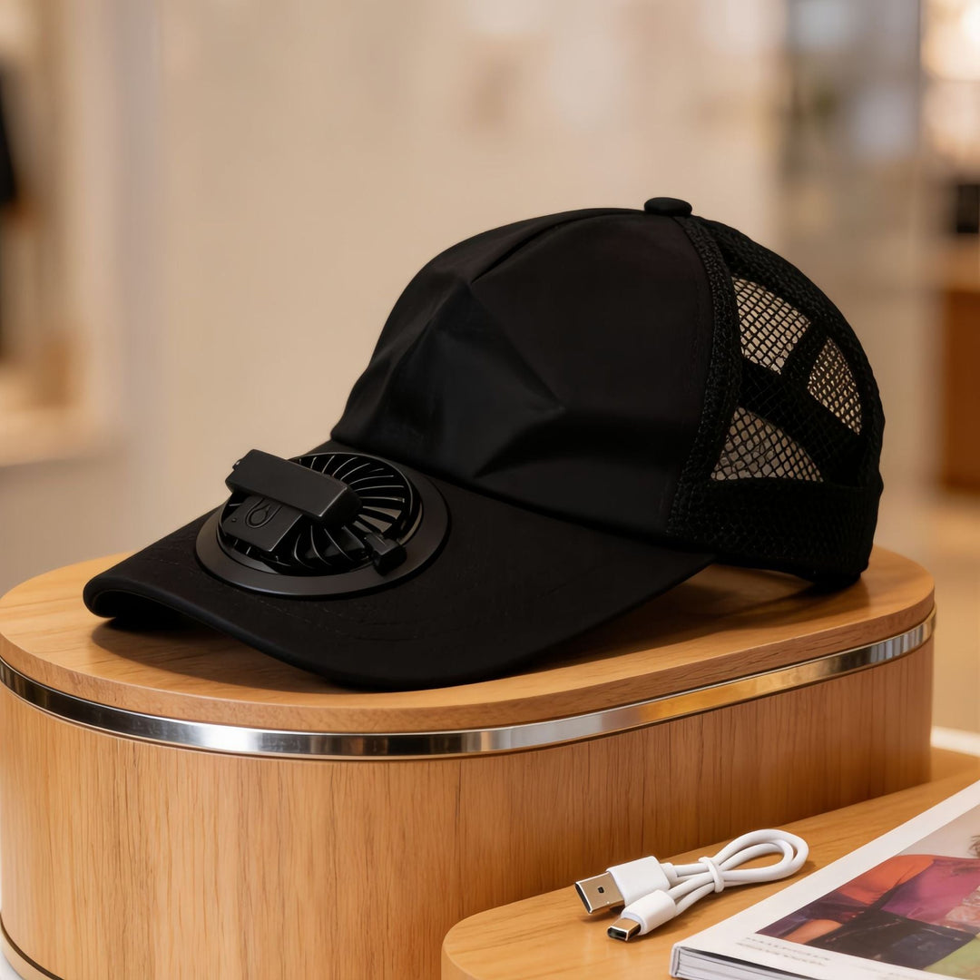 Casquette Unisexe avec Ventilateur Intégré 6