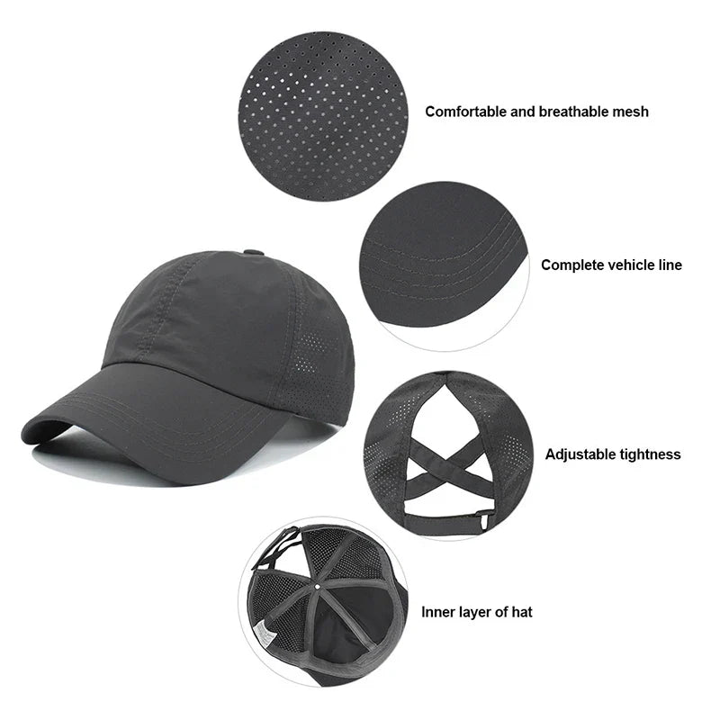 Casquette de Baseball Unisexe Sportive en Maille 4