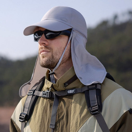 Casquette de camionneur avec protection du cou pour les activités en plein air 3