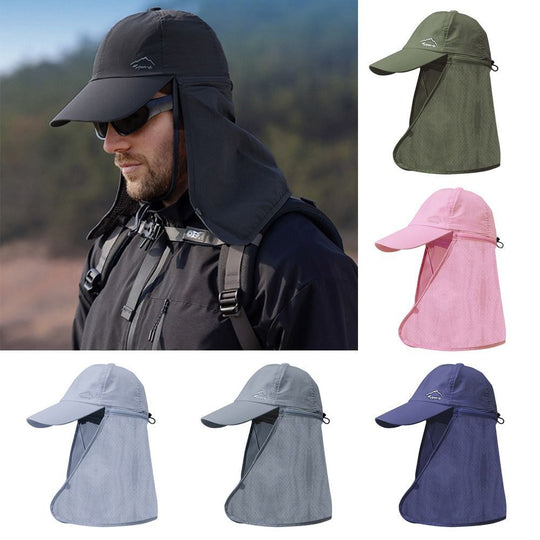 Casquette de camionneur avec protection du cou pour les activités en plein air 5