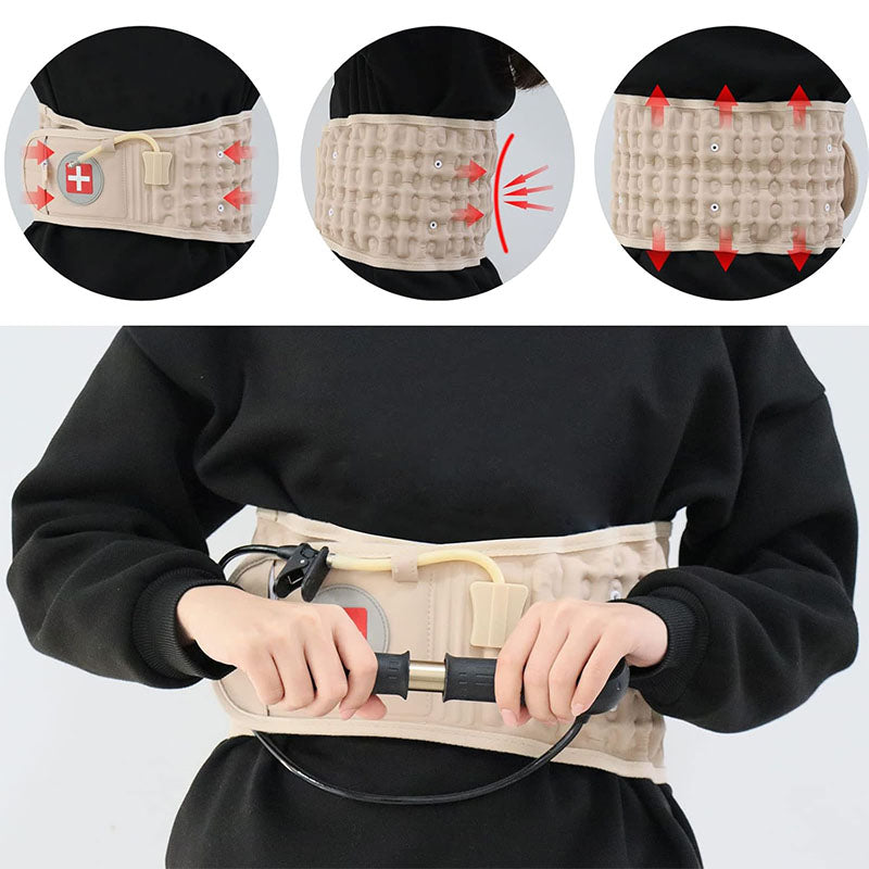 Ceinture Lombaire Gonflable Ajustable pour Soutien Dorsal et Amélioration de Posture 1
