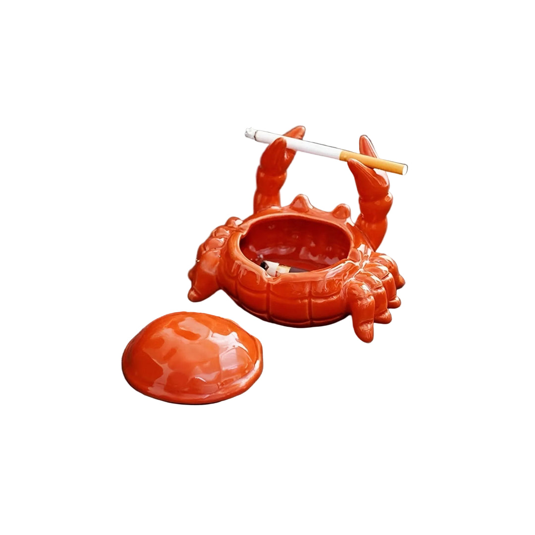 Cendrier Extérieur Design Crabe Unique pour Décoration Intérieure et Extérieure 0