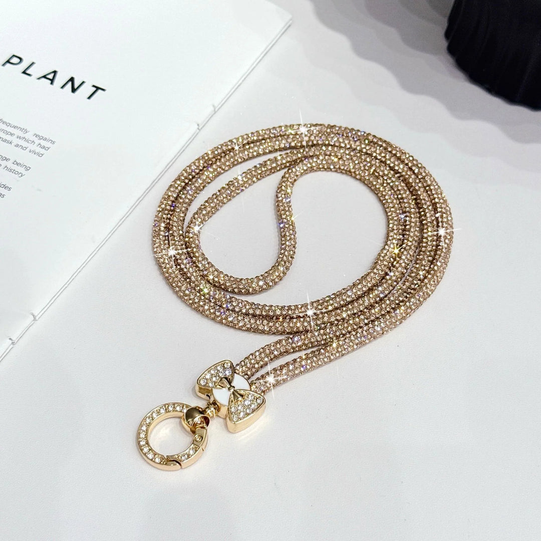 Chaînette à lunettes pour femme avec strass scintillants 0