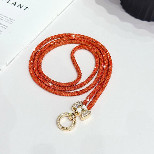 Chaînette à lunettes pour femme avec strass scintillants 10