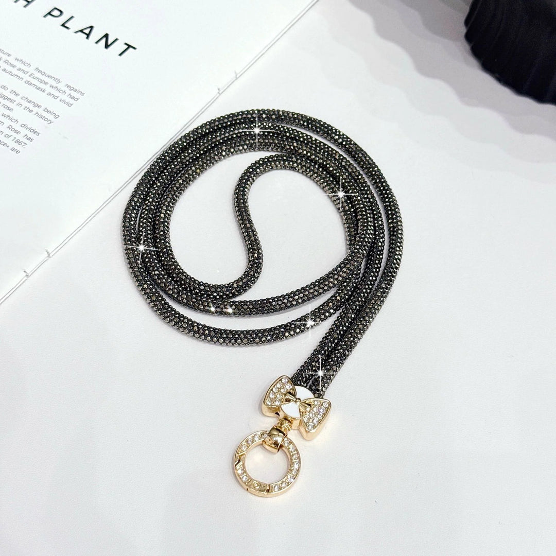 Chaînette à lunettes pour femme avec strass scintillants 13