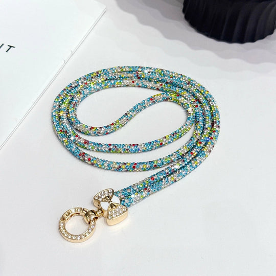 Chaînette à lunettes pour femme avec strass scintillants 5