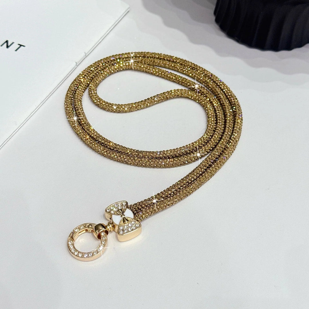 Chaînette à lunettes pour femme avec strass scintillants 9