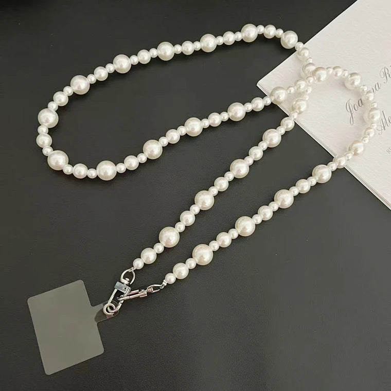 Chaînette à lunettes pour femmes avec perles et design raffiné 1