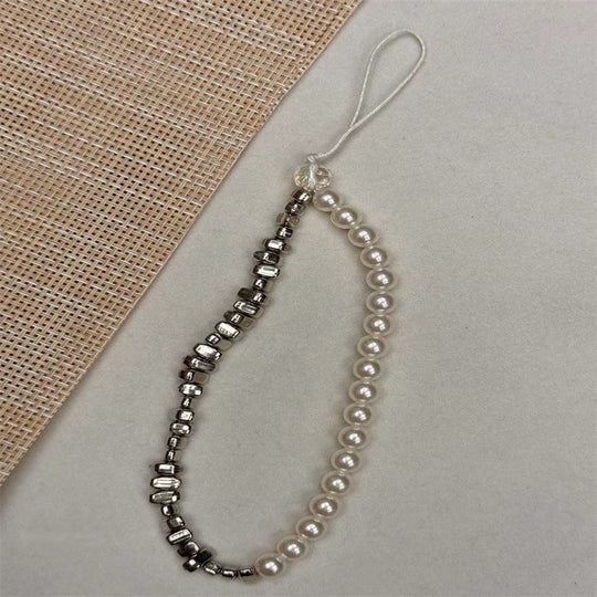 Chaînette pour lunettes avec perles et éléments métalliques pour femme 2