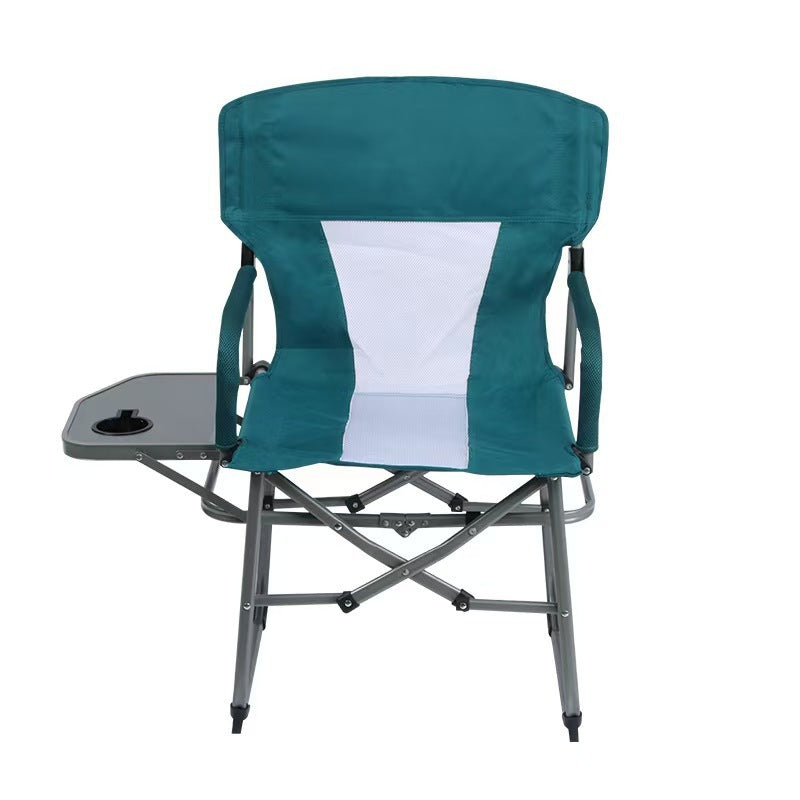 Chaise Camping Pliable Avec Table D'Appoint Pratique Pour Homme Et Femme 0