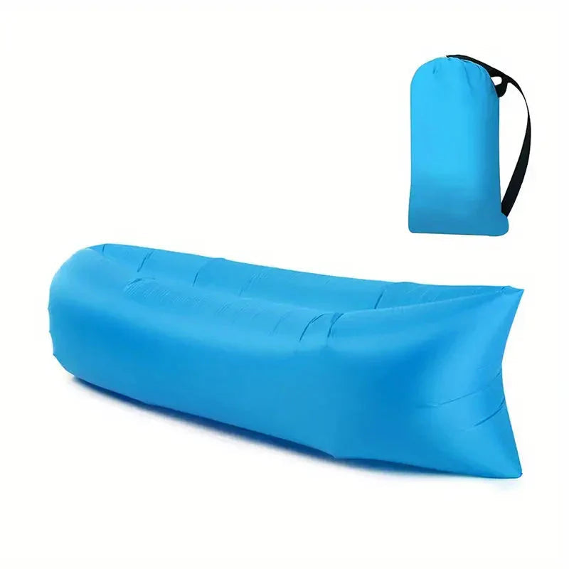 Chaise Longue Gonflable Pratique Pour Détente Extérieure 0