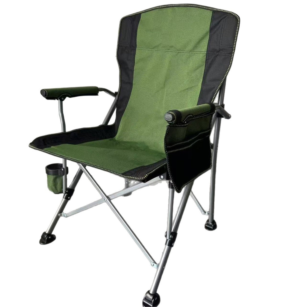 Chaise d'Extérieur Pliable Moderne avec Porte-Gobelet 1