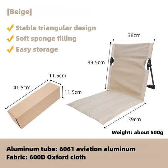 Chaise de Camping Pliable Ultra Légère 7