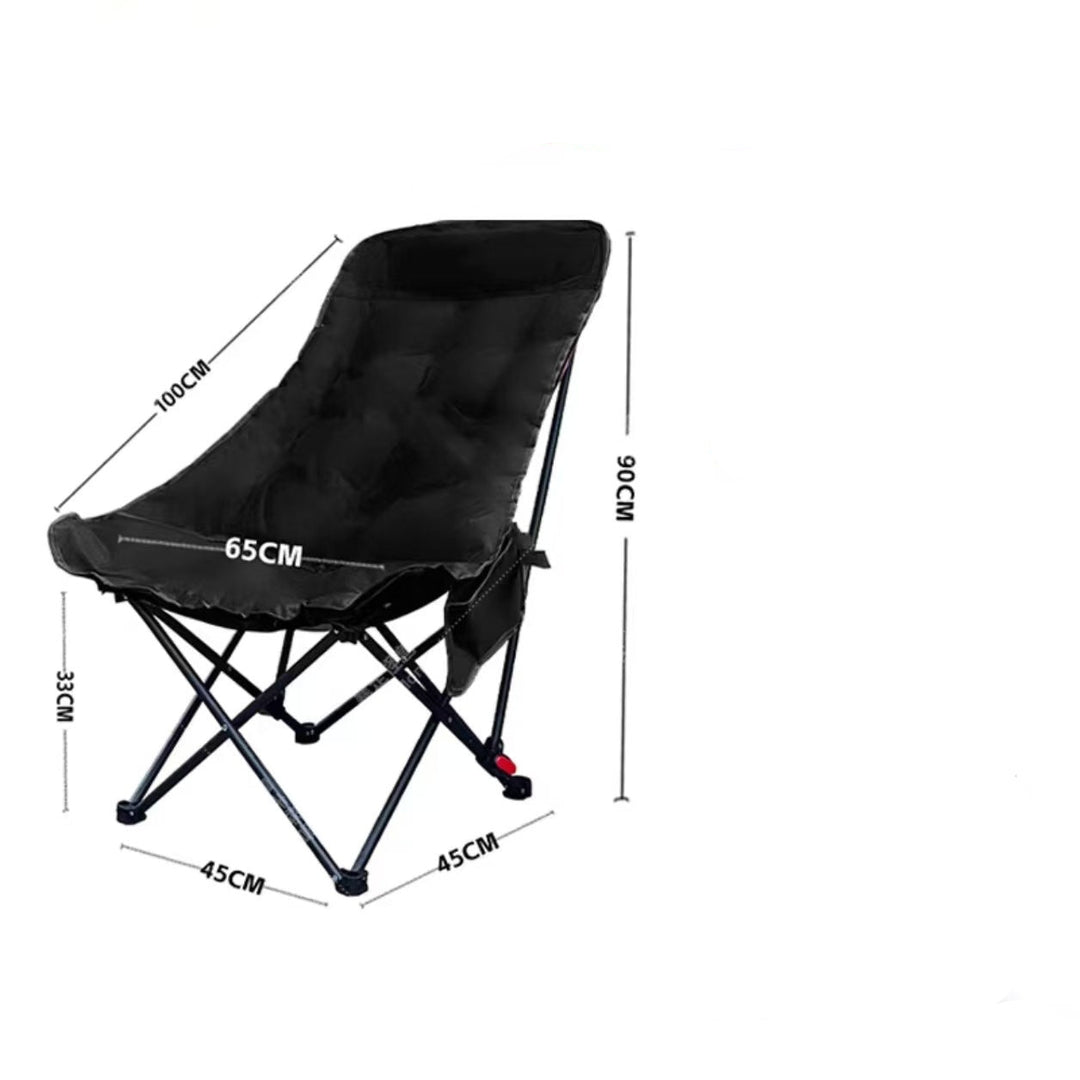 Chaise pliante avec rembourrage confortable pour extérieur 0