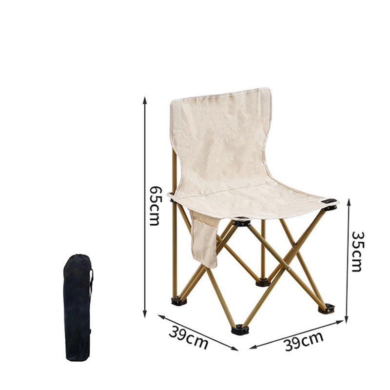 Chaise pliante légère pour extérieur avec structure stable 4