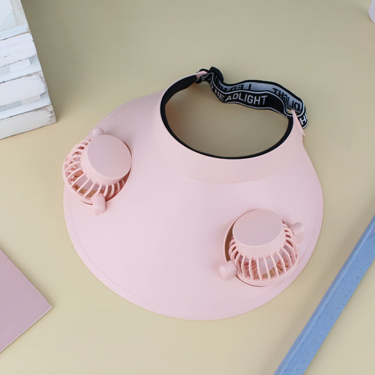 Chapeau Femme Portable Avec Ventilateur Intégré Design Amusant 5