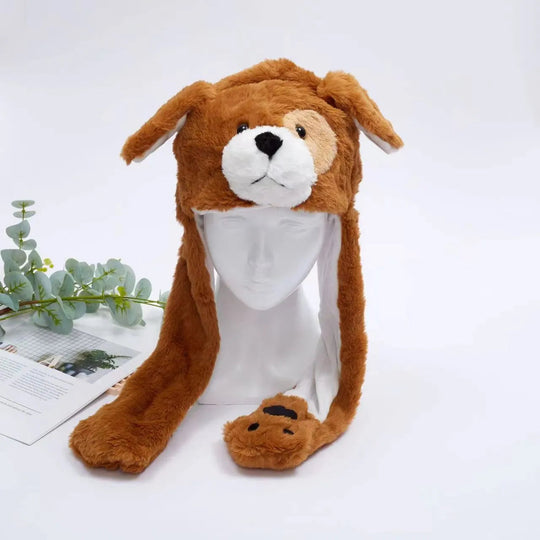 Chapeau Lapin avec Oreilles Mobiles pour Enfants et Adultes 18