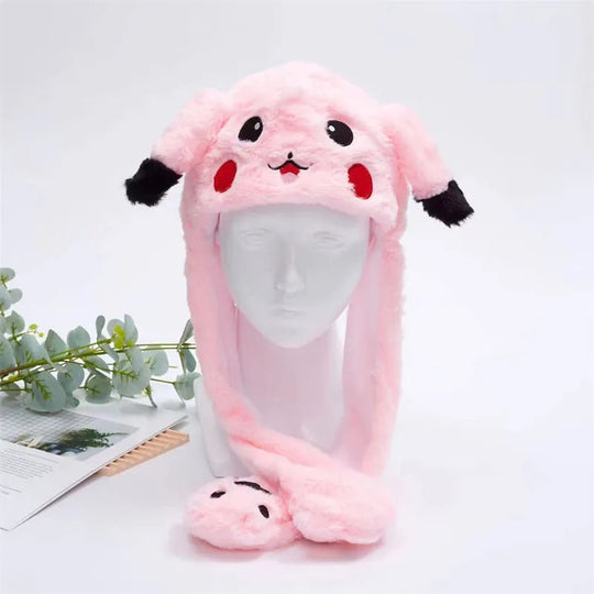 Chapeau Lapin avec Oreilles Mobiles pour Enfants et Adultes 31