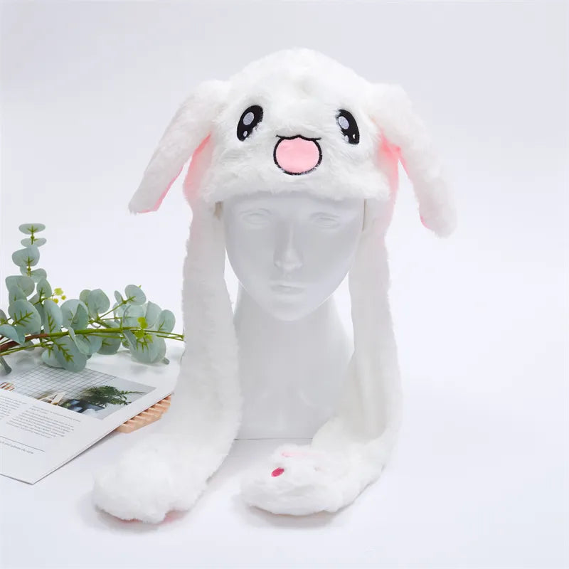 Chapeau Lapin avec Oreilles Mobiles pour Enfants et Adultes 4
