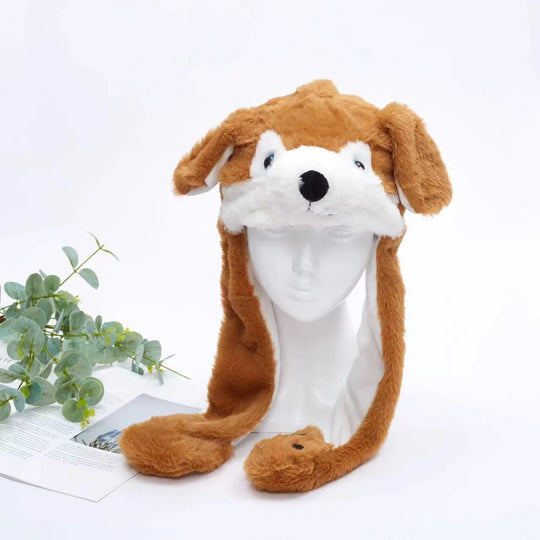 Chapeau Lapin avec Oreilles Mobiles pour Enfants et Adultes 41