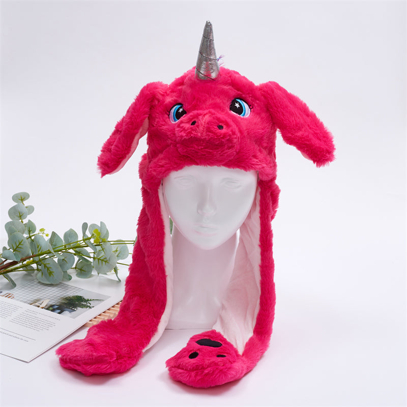 Chapeau Lapin avec Oreilles Mobiles pour Enfants et Adultes 43