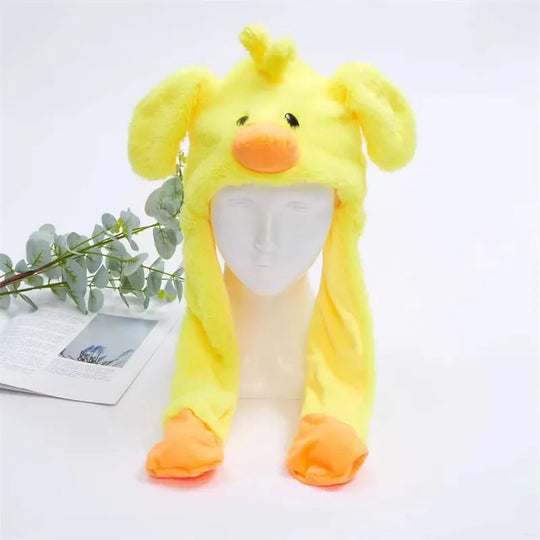 Chapeau Lapin avec Oreilles Mobiles pour Enfants et Adultes 49