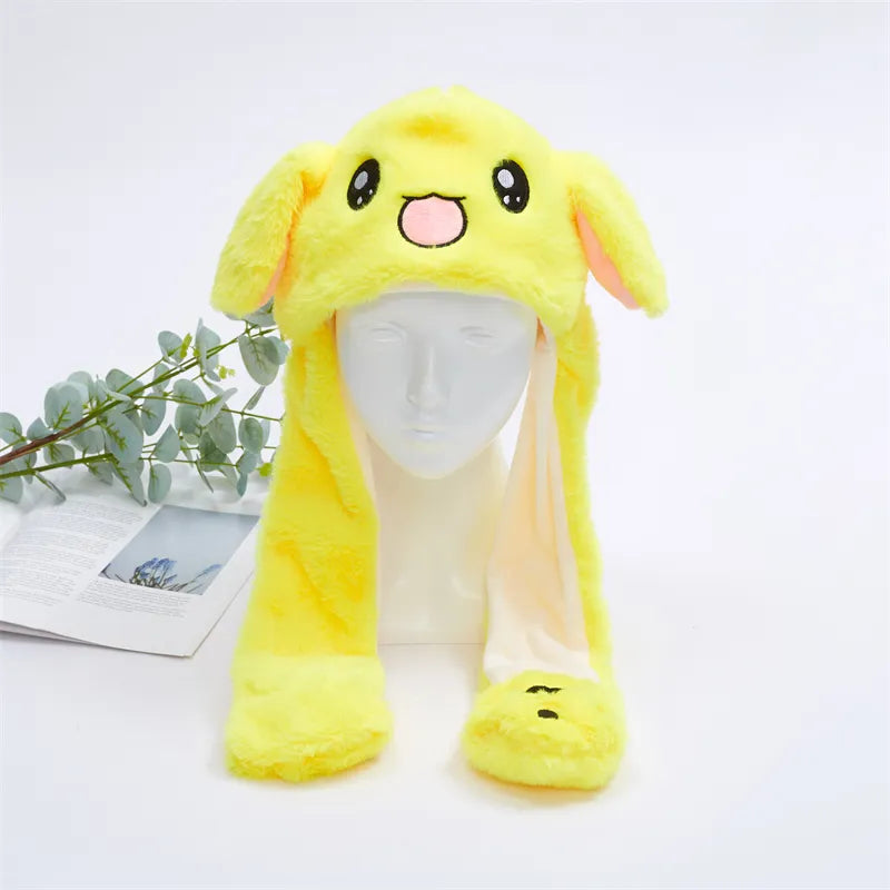 Chapeau Lapin avec Oreilles Mobiles pour Enfants et Adultes 5