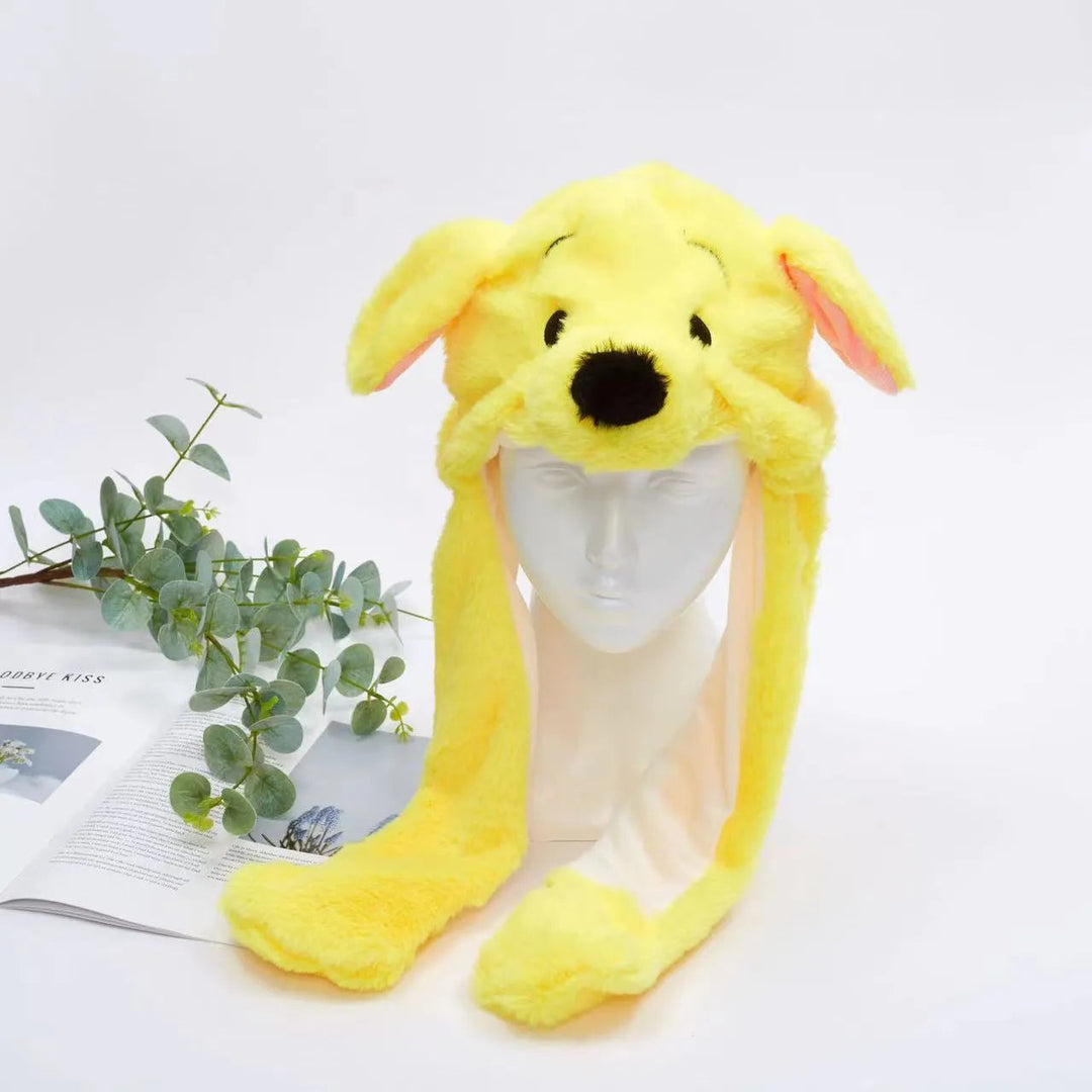 Chapeau Lapin avec Oreilles Mobiles pour Enfants et Adultes 50