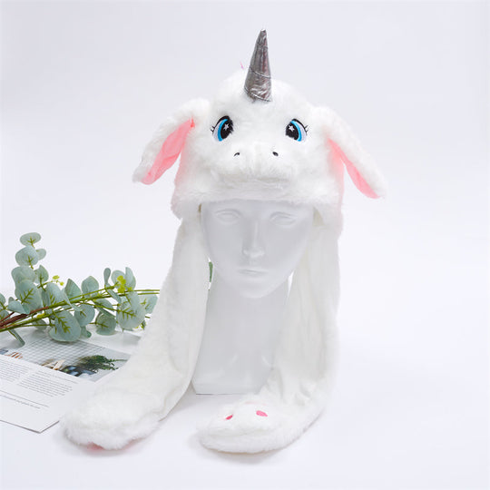 Chapeau Lapin avec Oreilles Mobiles pour Enfants et Adultes 57