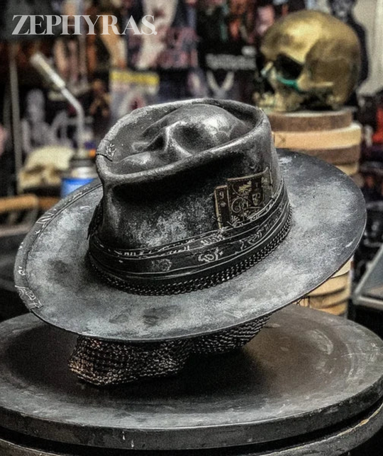 Chapeau d'Automne Tête de Mort Artisan 6