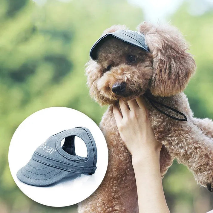 Chapeau de Soleil Ajustable pour Chien 0