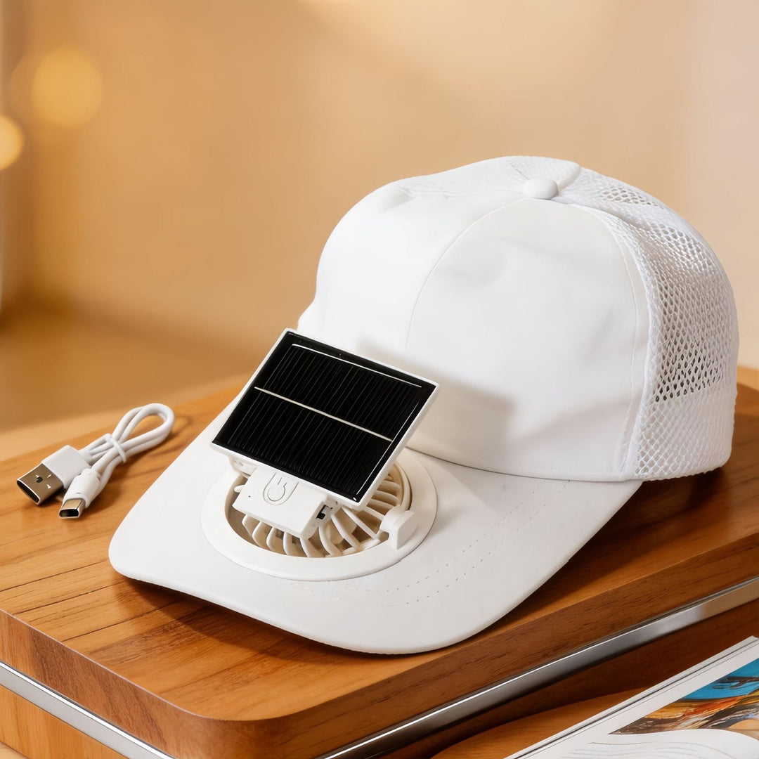 Chapeau de soleil Femme avec Ventilateur Intégré 0