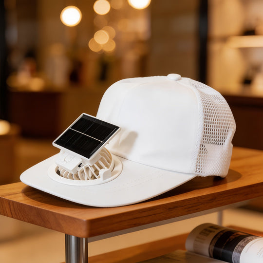 Chapeau de soleil Femme avec Ventilateur Intégré 1