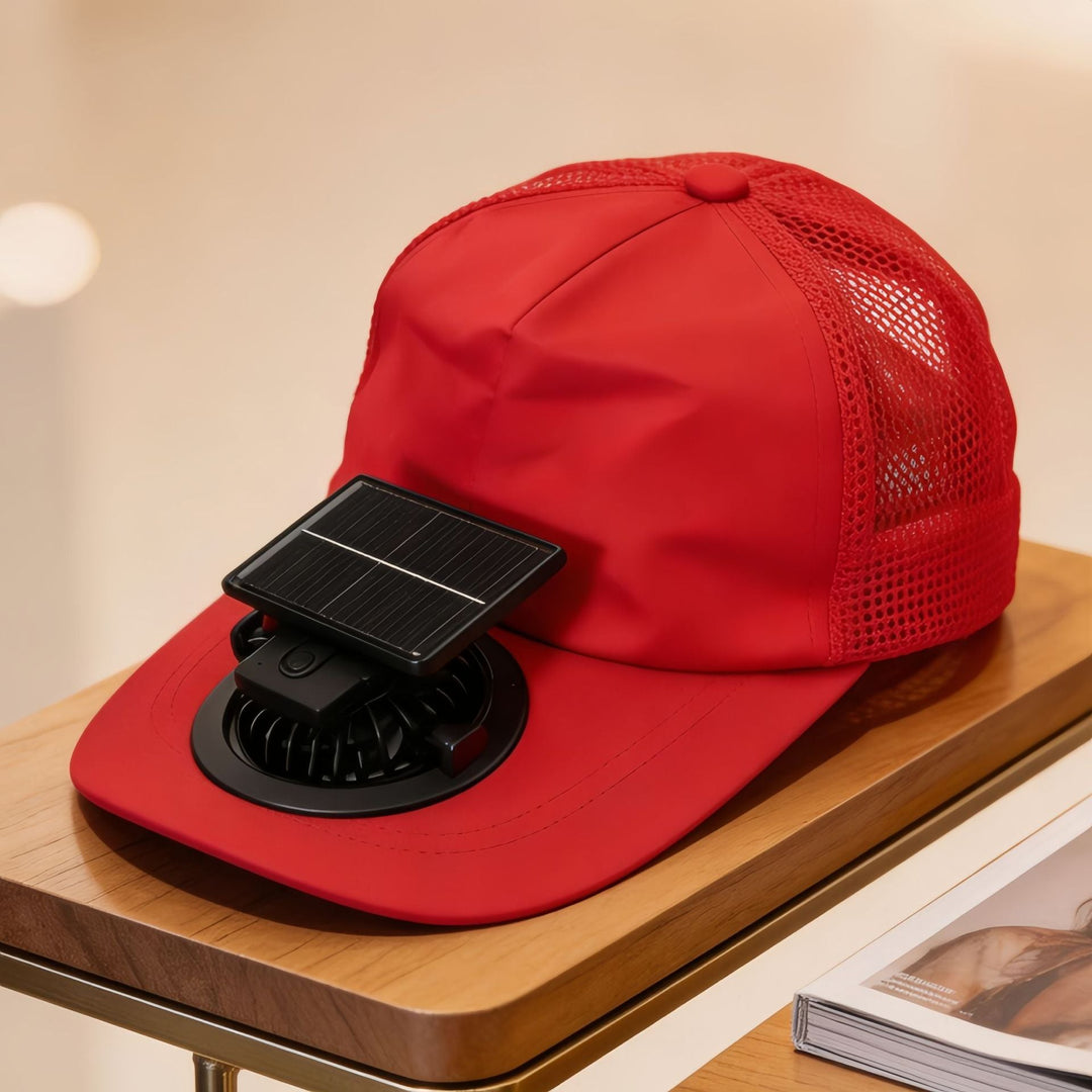 Chapeau de soleil Femme avec Ventilateur Intégré 4
