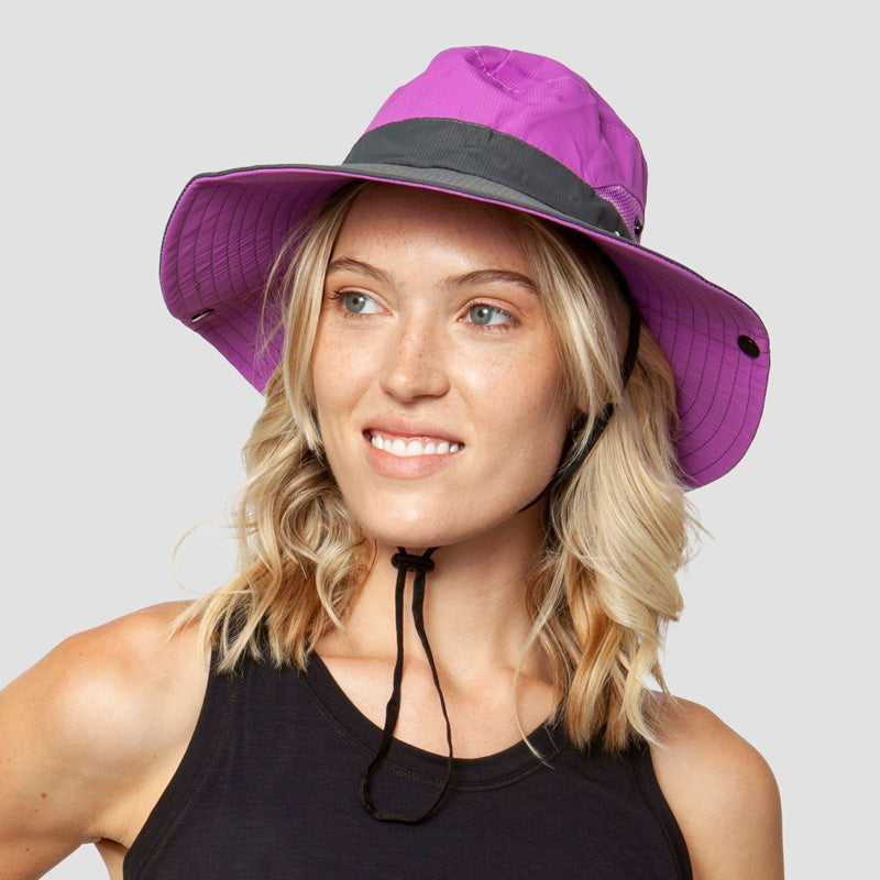 Chapeau de soleil pliable pour femme avec protection UV 8
