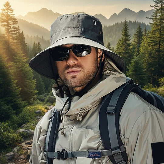 Chapeau de soleil pour hommes et femmes avec large bord 1