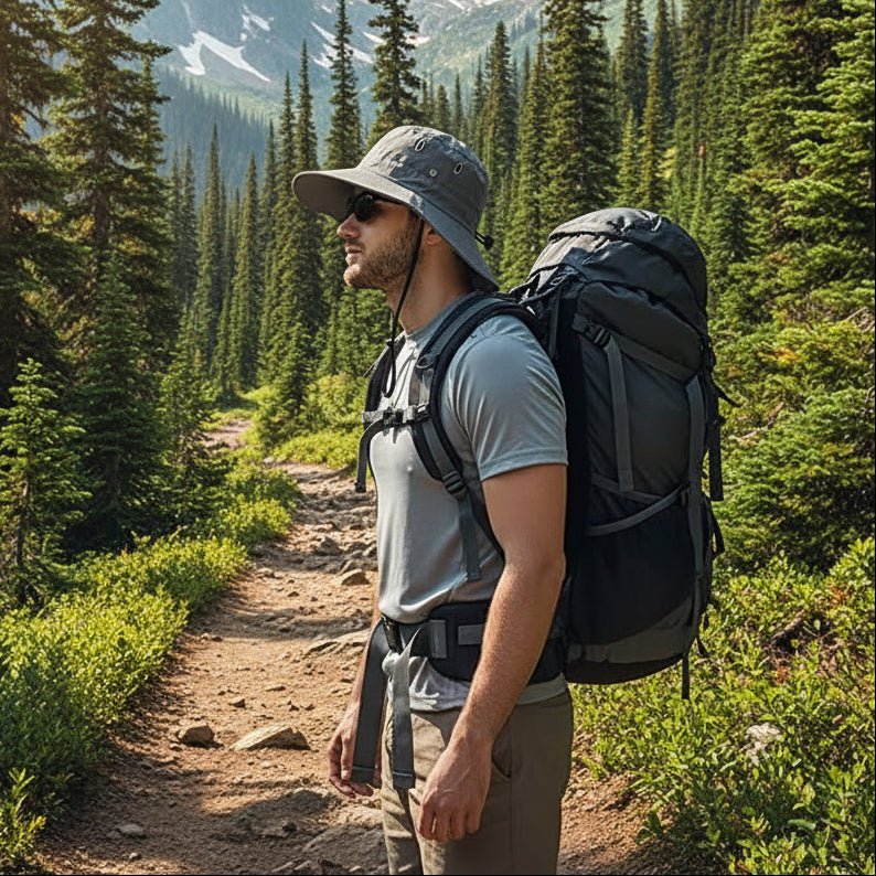 Chapeau de soleil pour hommes et femmes avec large bord 2