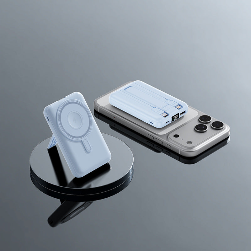 Chargeur Portable Multifonction avec Support Intégré pour Smartphones 4