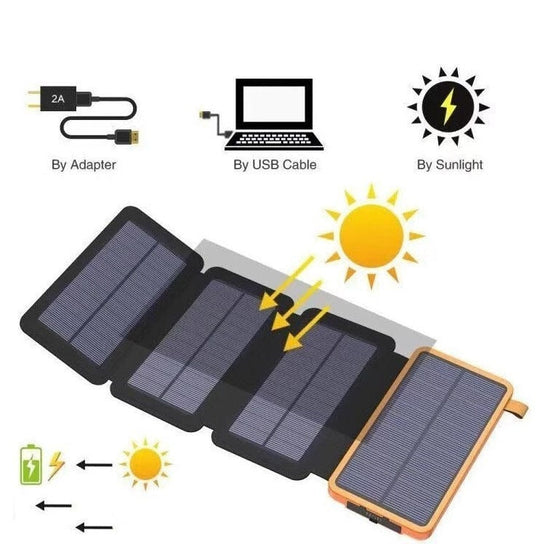 Chargeur Solaire Portable Pliable Pour Activités Extérieures 3