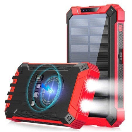 Chargeur solaire portable robuste pour activités en plein air 1