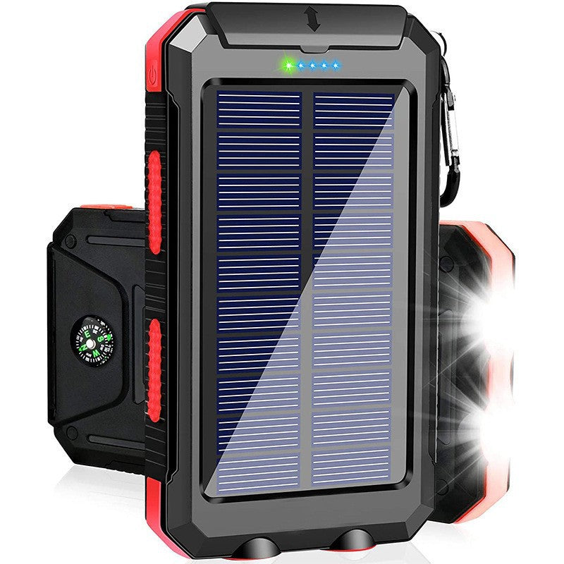 Chargeur solaire portable robuste pour activités en plein air 12