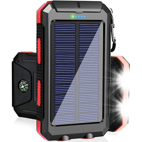Chargeur solaire portable robuste pour activités en plein air 12
