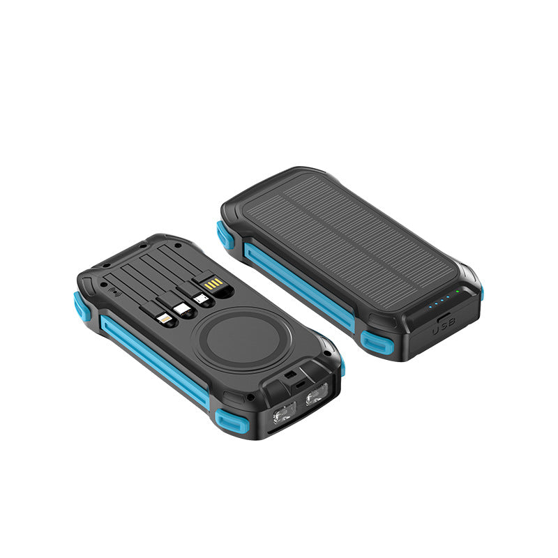 Chargeur solaire portable robuste pour activités en plein air 7