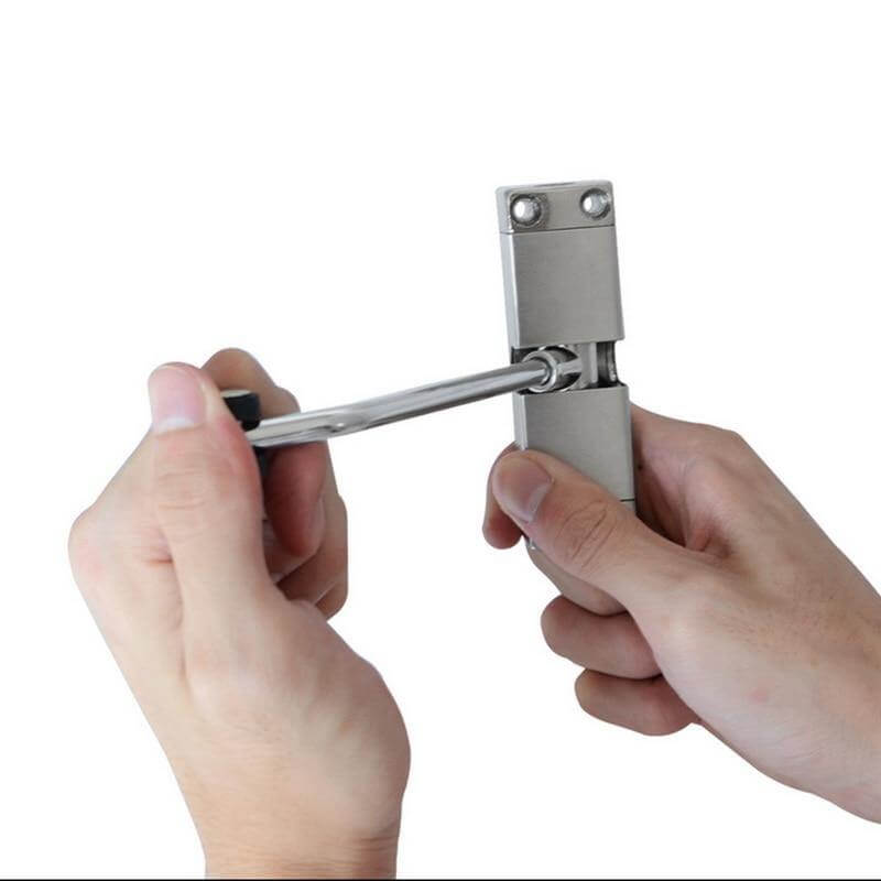 Charnière de Porte Automatique Réglable en Acier Inoxydable 3