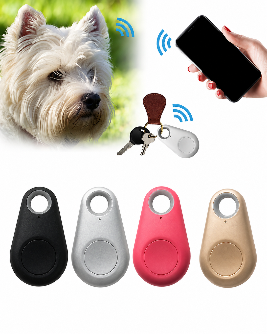 Traceur GPS Compact pour Animaux de Compagnie