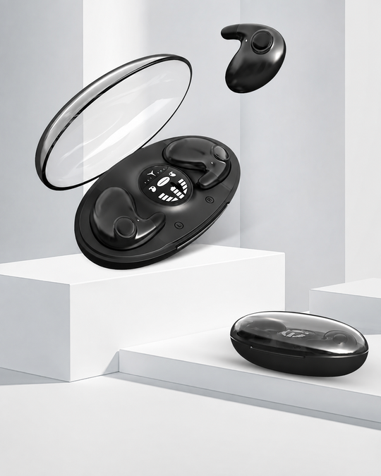Écouteurs Bluetooth Mini pour le Sommeil avec Annulation de Bruit